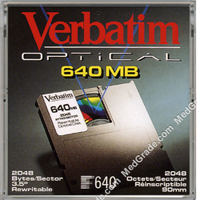 Verbatim 640 MB MO Disk R/W